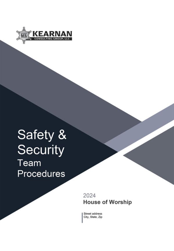 Safety & Security Team Procedures for House of Worship