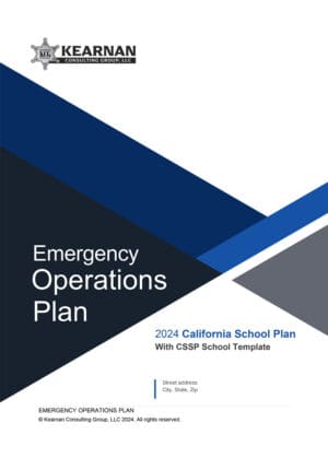 Emergency Operations Plan - School - California 2024