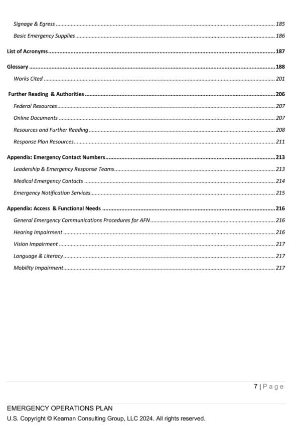 Emergency Operations Plan for House of Worship - Arizona