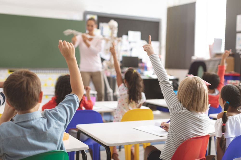 Elementary school classroom