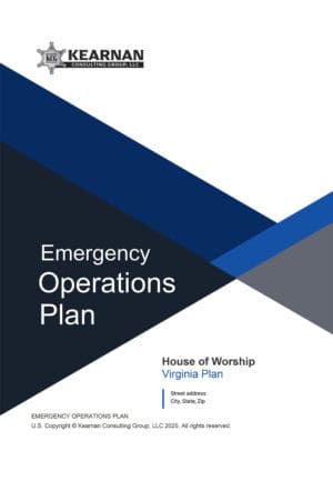 Emergency Operations Plan for Virginia Churches and Houses of Worship