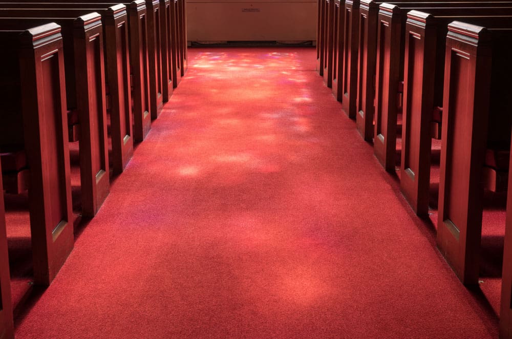church pews